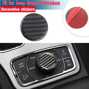 Interruptor de tracción en las cuatro ruedas fibra de carbono borde de perno para Jeep Grand Cherokee 2011-20 - Imagen 1 de 6