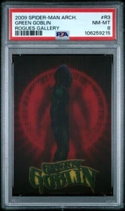 2009 Rittenhouse Spider-Man Archives Rogues Gallery Green Goblin R3 PSA 8 NM-MT - Picture 1 of 2