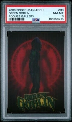 2009 Rittenhouse Spider-Man Archives Rogues Gallery Green Goblin R3 PSA 8 NM-MT - Image 1 of 2