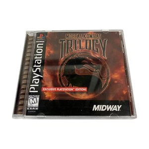 Mortal Kombat Trilogy - PlayStation 1 PS1 - Black Label - w/Manual VGC - Picture 1 of 11