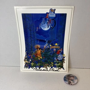ET The Extraterrestrial by Melanie Taylor Kent - signed serigraph By Melanie - Picture 1 of 9