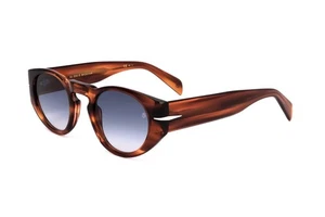 Lunettes de Soleil David Beckham DB 7033/S EX4 BROWN HORN 48/23/145 Homme - Picture 1 of 4