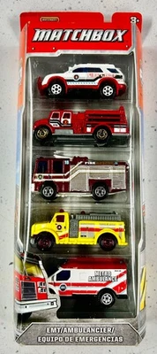 Juego de 5 vehículos Matchbox 2013 EMT Emergency - Nuevo y precintado Foto 1 de 2