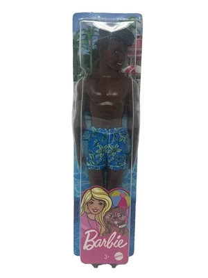 Pantalones cortos de natación tropicales para muñeca Ken Beach afroamericana Barbie Foto 1 de 3