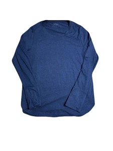 Camisa Atlética Athleta Azul Manga Larga Top Mujer Talla L Poliéster - Imagen 1 de 7