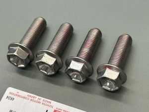 1996-2002 Toyota 4Runner OEM Front Lower Ball Joint Mounting Bolts 4x Genuine - Bild 1 von 3