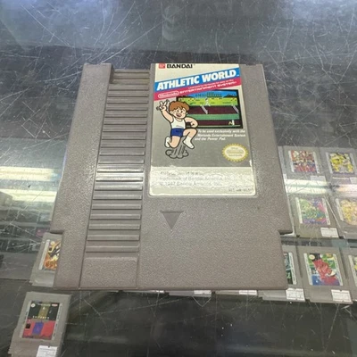 Athletic World (Nintendo Entertainment System, 1987) NES Game Tested - Photo 1/4