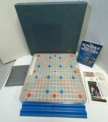 Vintage Scrabble Deluxe Turntable Board Game 1977 Selchow Righter Complete - Image 1 of 4