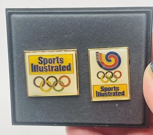 1988 Sports Illustrated Seoul Olympic Games Two Pin Set - Picture 1 of 3