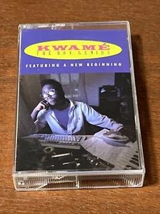 KWAME THE BOY GENIUS Featuring A New Beginning Cassette Tape 1989 Rap Hip Hop  - Picture 1 of 9