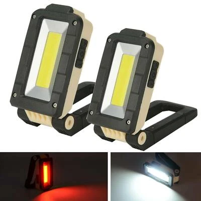 USB LED Work Light COB Inspection Lamp Magnetic Torch Rechargeable Car Garage - Image 1 of 4