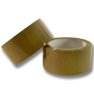6 ROLLOS DE CINTA DE EMBALAJE NUEVA MARRÓN FUERTE 48mm x 66M - Imagen 1 de 3