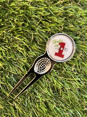 Hole in One METALL GOLFBALL MARKER UND PITCH REPARATURWERKZEUG
