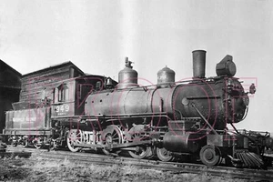 Waterville Railway Engine 949 at Waterville, WA - 8x10 Foto - Bild 1 von 1