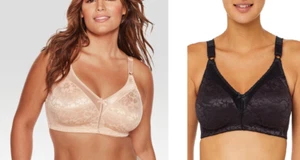 NWT Beauty by Bali Women's Double Support Jacquard Wirefree Bra B3372 - Picture 1 of 6