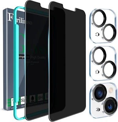 2 Protector De Pantalla Cristal Vidrio Templado Para Iphone 14, Iphone 13 6.1" Foto 1 de 4