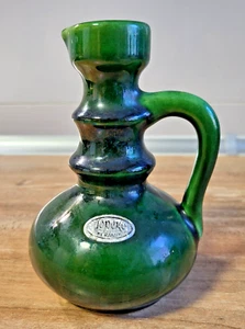 Jopeko Vase Henkelvase in grün 7201 / 15Vintage Mid Century Germany - Bild 1 von 6