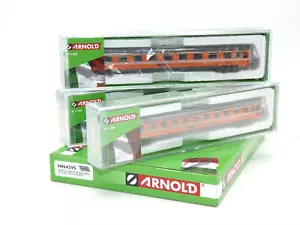Arnold N HN4395 Set 3 Carrozze FS UIC-Z Eurofima 1x1'cl + 2x2'cl, livrea C 1 - Foto 1 di 3