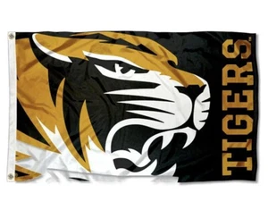 University of Missouri Tigers-Deluxe Outdoor 3'x5' Flagge-MIZZOU-gold/weiß/schwarz - Bild 1 von 3