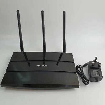 TP-Link AC1200 Wireless VDSL ADSL Modem Router Archer VR400 Fiber Dual Band WiFi - Image 1 of 4