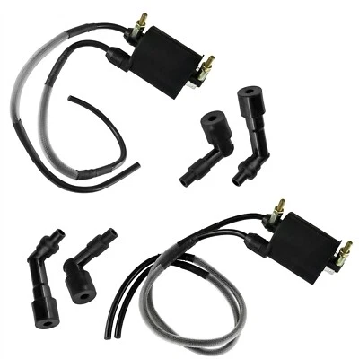 Complete Ignition Coil Wire Cap Kit for Kawasaki Vulcan 1600 Mean Streak 04-2008 - Image 1 of 4