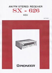 Service Manual-Anleitung für Pioneer SX-626 - Bild 1 von 1