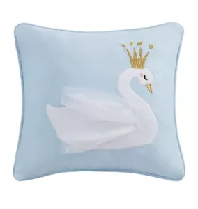 Cuscino Letto Lightning Bug, Ragazze 16x16" Quadrato Accento Lancio | Principessa Cigno - Foto 1 di 2