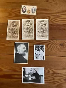 RARE LOT RELICS P. Pio's true photo: handwritten by prior of the Capuchin friary - Picture 1 of 11