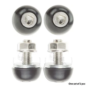 Anillo CNC de montaje en coche de motocicleta con perno de matrícula negro - Imagen 1 de 3