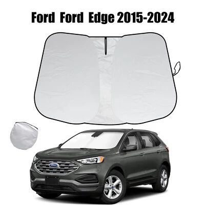 Parabrisas de coche para Ford Edge 2015-2024 parasol visera delantera protector bloque cubierta Foto 1 de 4