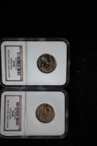 2004-D 25C Wisconsin State Extra LEAF LOW Washington Quarter NGC MS66 Coin two - Picture 1 of 3