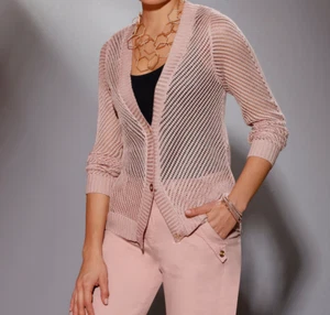 595148+ Creation L by heine Damen Strickweste Weste Strickjacke puder NEU 44 -52 - Bild 1 von 2