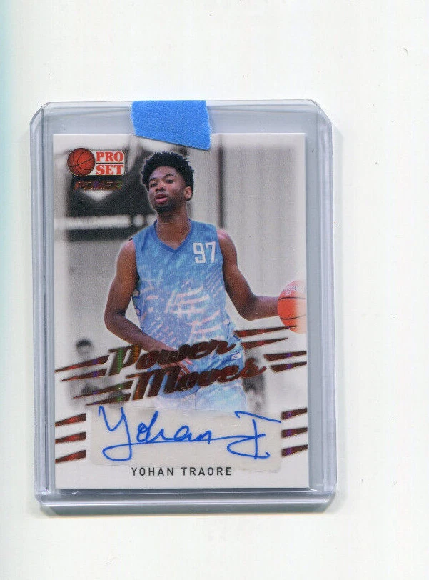 2021-22 Leaf Pro Set Power Moves Autographs Bronze Yohan Traore Rookie Auto - Image 1 of 1