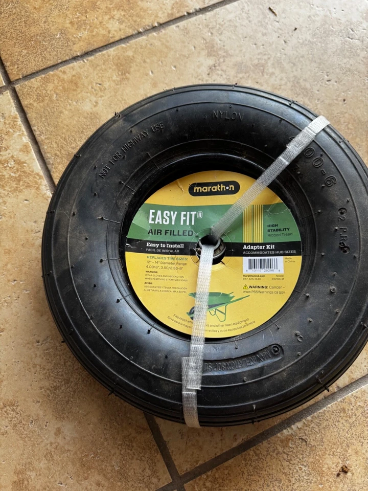 uma roda de carrinho de mão. nunca usada - Imagem 1 de 1