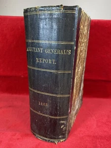 1863 MAINE Adjutant General Report CIVIL WAR ~ Col Joshua L Chamberlain 20thReg - Picture 1 of 12