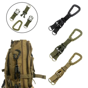 Taktischer Molle Schlüsselanhänger Halter Gurt Rucksack Karabiner Schäkel Outdoor Schlüssel Werkzeug - Bild 1 von 15
