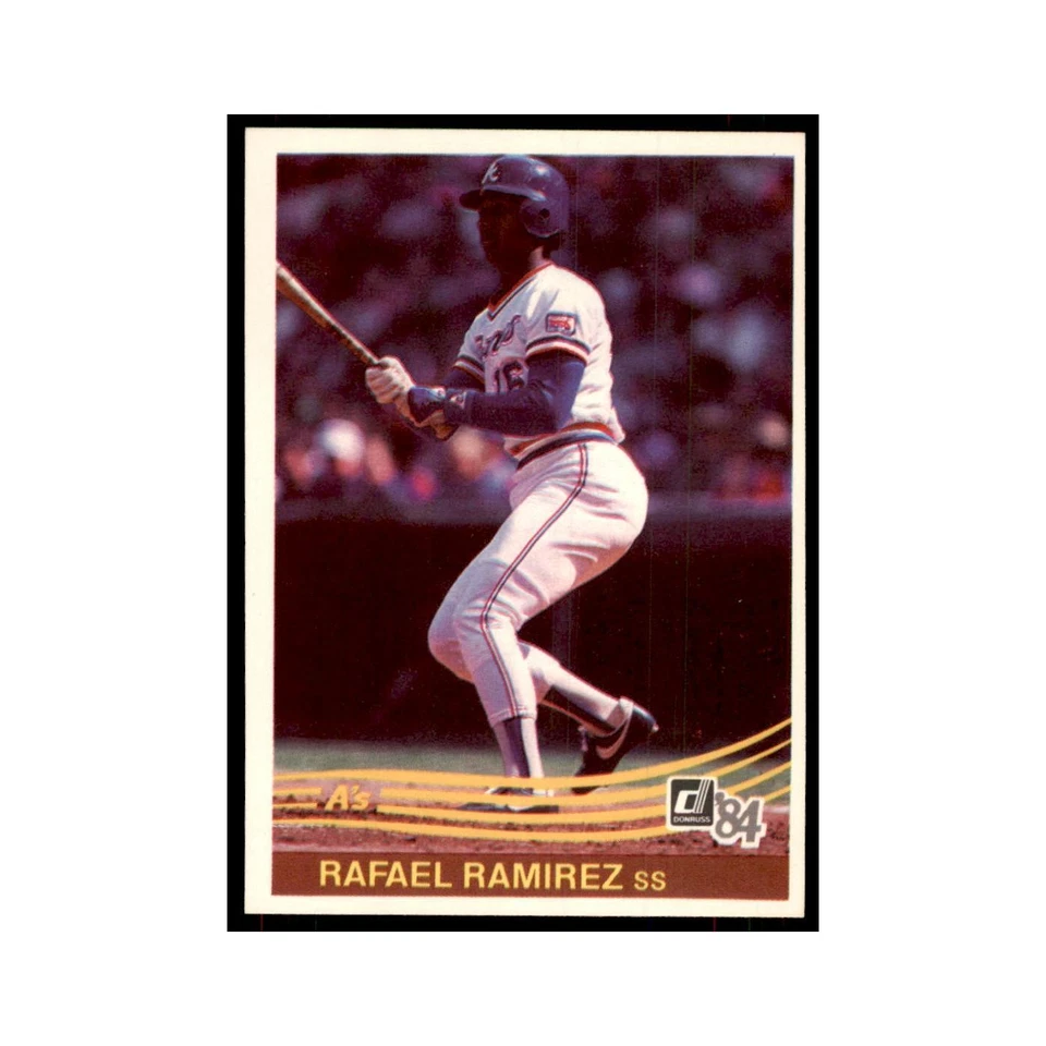Rafael Ramirez 1984 Donruss #589 Oakland Athletics/Atlanta Braves NM - Image 1 of 3