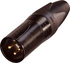 Neutrik NC3MXX-BAG Male 3 Pin XLR Line Plug With Silver Plated Contacts