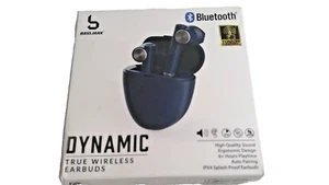 Dynamic True Wireless Earbuds Bluetooth IPX4 Splash Proof Color: Blue - Picture 1 of 5