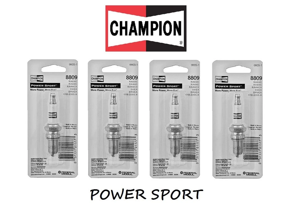 CHAMPION 4 CANDELE 8809 POWERSPORT PER BMW K 1200 RS 1997 1998 1999 2000 2001 Foto 1 de 1
