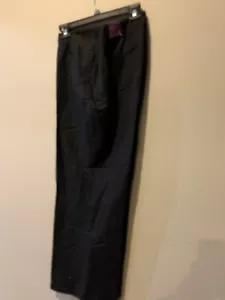 Pantalones de lino clásicos negros nuevos con etiquetas - Imagen 1 de 5
