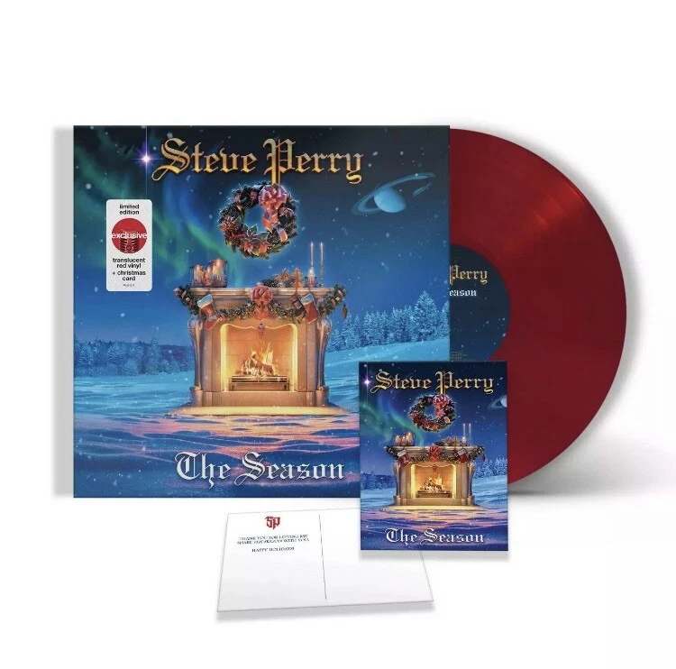 Steve Perry The Season Vinyl LP Limited Edition Red Vinyl w Christmas Card New Foto 1 de 1