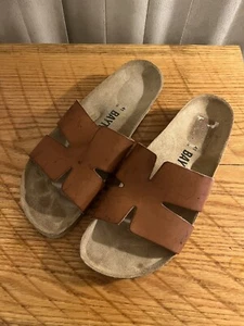 Womens Leather Bayton Sandal Shoes sz 41 L10 - Picture 1 of 4