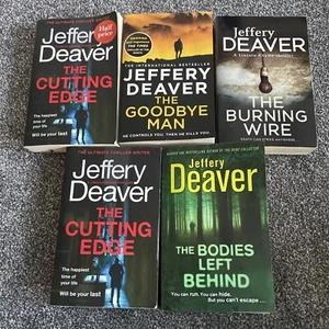 Jeffery Deaver Books Bundle Crime Thriller Job Lot X 5 Paperbacks  - Picture 1 of 12