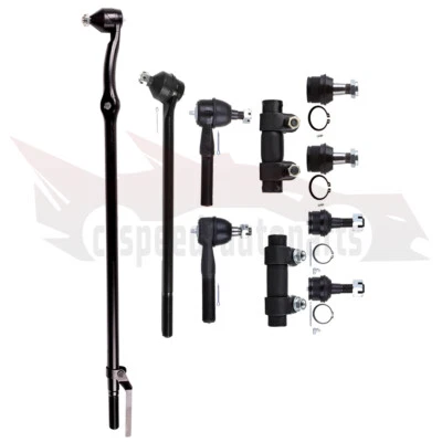 Kit de dirección de 10 piezas de rótulas kit de extremos de varilla de amarre para Ford Bronco 1987-1995 1996 Foto 1 de 4