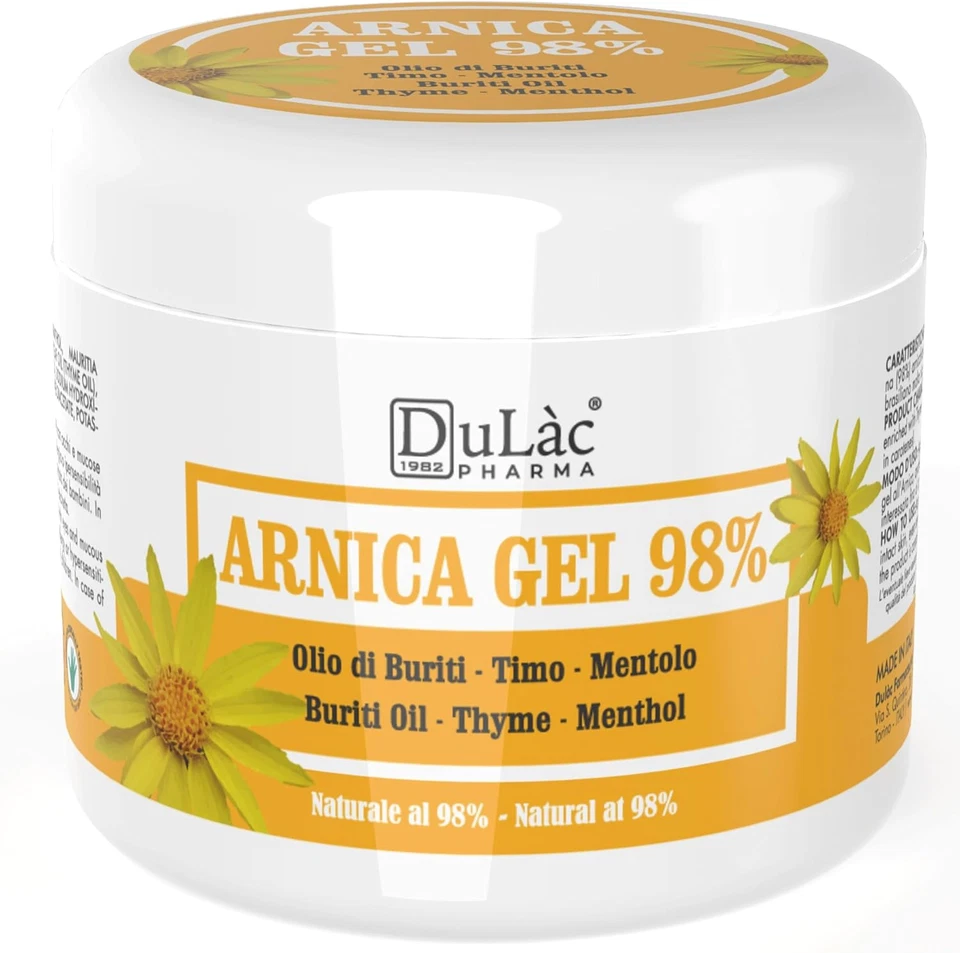 Dulàc Arnica 98 Gel Extra Forte 500Ml Arnica per Cavalli Uso Umano Gel Corp