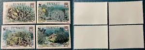Tuvalu 1992 WWF Coral Set Sc-617-620 MNH OG #BL3 - US Seller - Picture 1 of 1