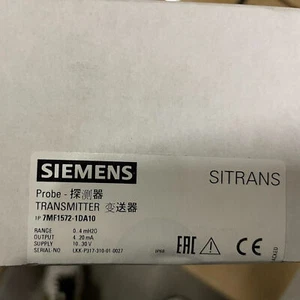 Nuevo transmisor de nivel de líquido de entrada Siemens 7MF1572-1DA10 1 PIEZA envío rápido - Imagen 1 de 1