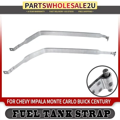 2x Fuel Tank Straps for Chevrolet Impala 2000-2005 Buick Regal 2000-04 Gas Gray - Image 1 of 4
