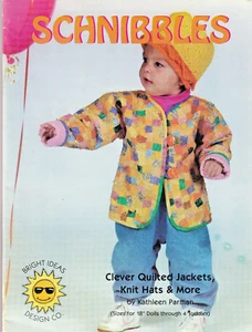 SCHNIBBLES ~ Clever Quilted Jackets, Knit Hats & More ~ Pattern Booklet #BID301 - Picture 1 of 5